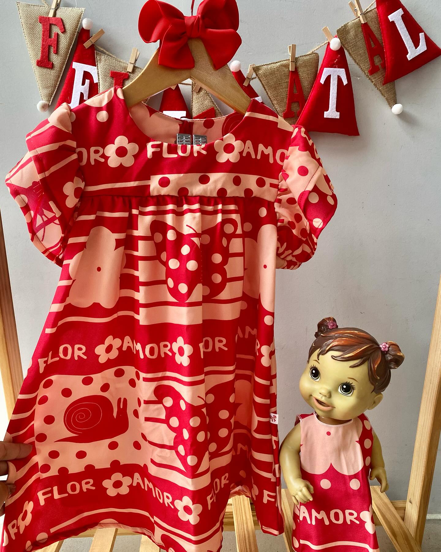 Vestido Amor e Flor