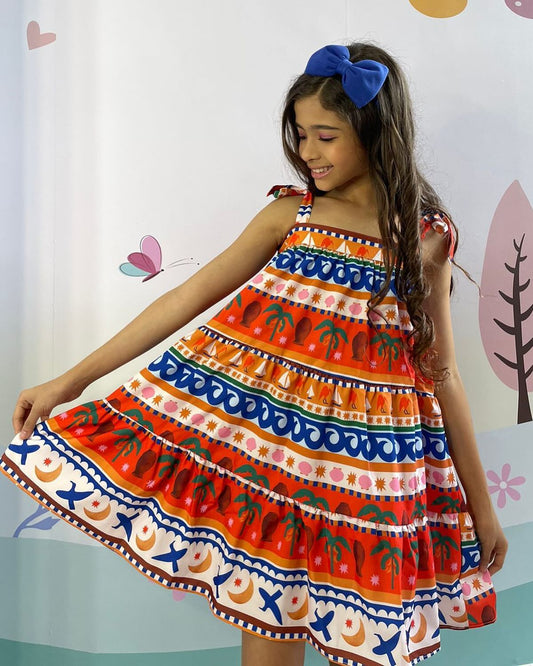 Vestido Céu e Mar