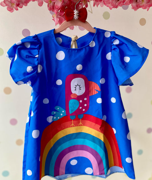Vestido Galinha Pintadinha