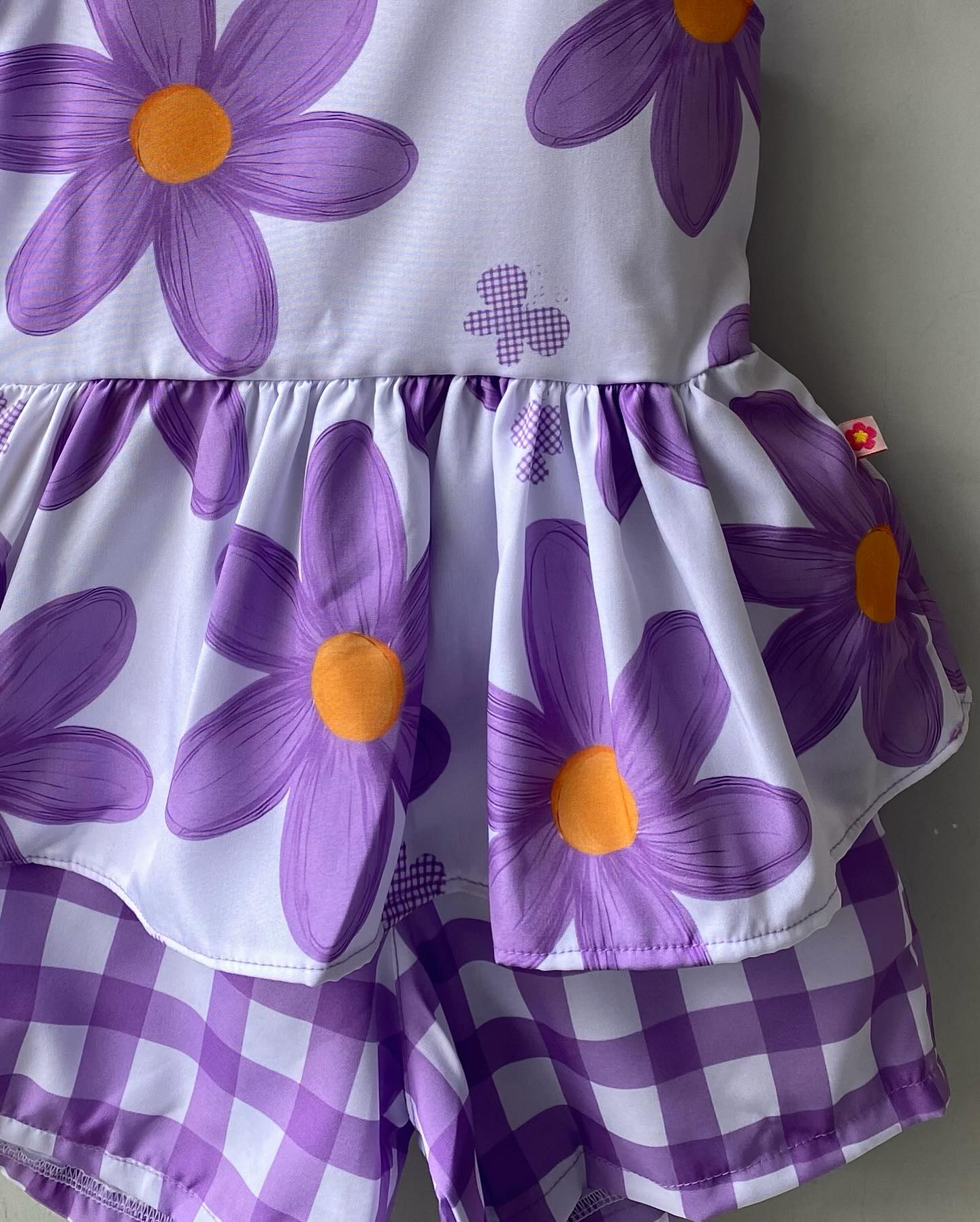Conjunto Floral Rosa
